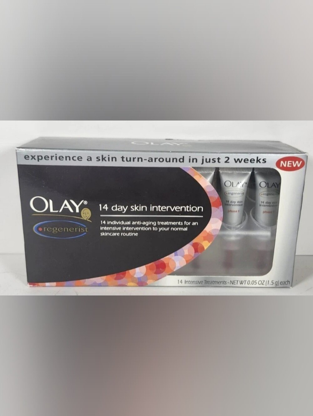 Olay Regenerist 14 Day Skin Intervention New Sealed ~ 14 Intensive Treatments